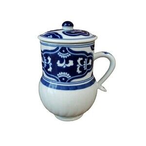 Porcelain Tea Cup With Lid Metropolitan Museum Of Art Blue White China Asian Art